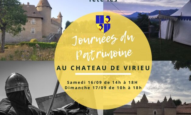 Journées du Patrimoine au Château de Virieu