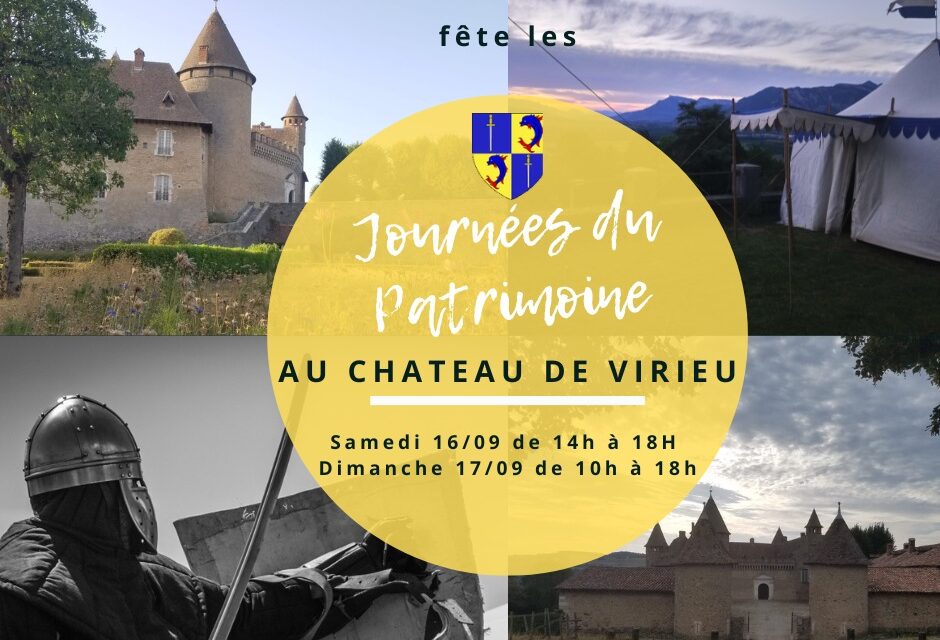 Journées du Patrimoine au Château de Virieu