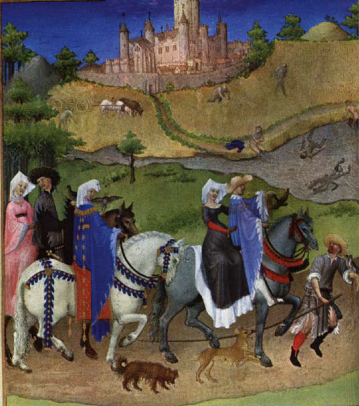 Le mois d'Août, Très Riches Heures du 
duc de Berry, ouvrage enluminé 
inachevé – 1413/1416 – Jean, Pol et 
 Hermann de Limbourg.
